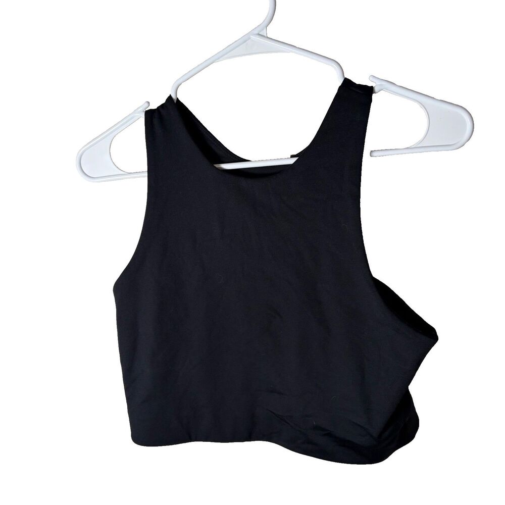 Girlfriend Collective Sports Bra Women's Large Black Athletic Unpadded Active